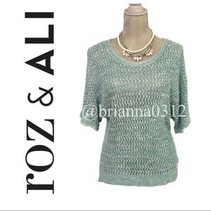 Roz & Ali | Knit Crochet Layering Top